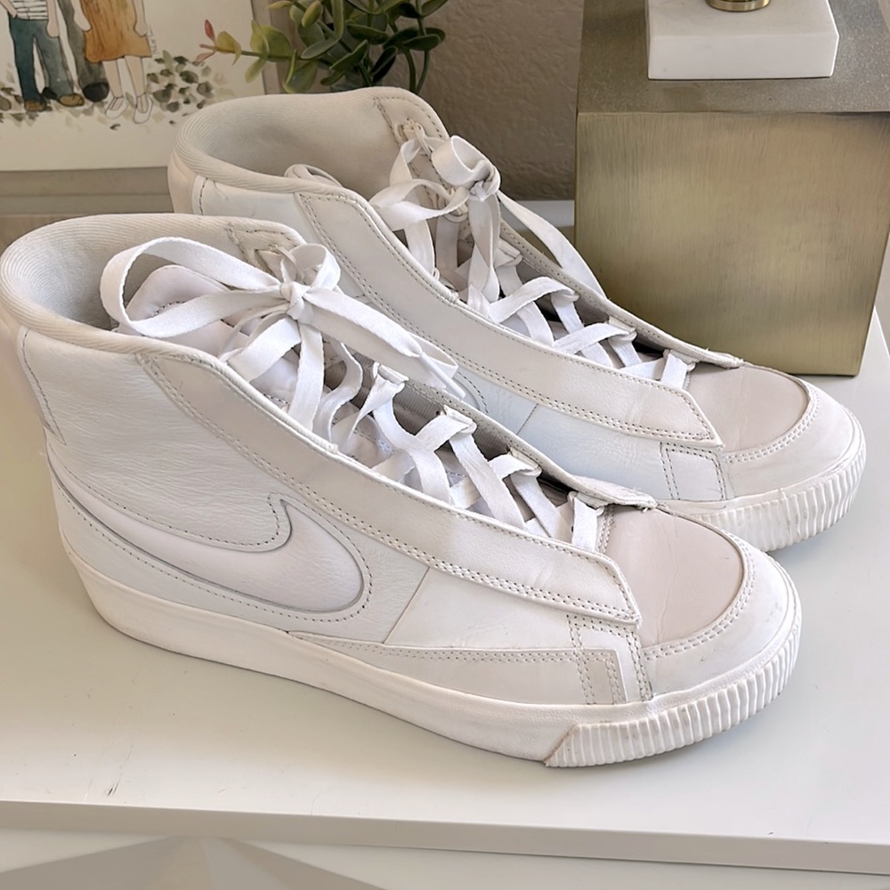 Nike Cream and White Blazers